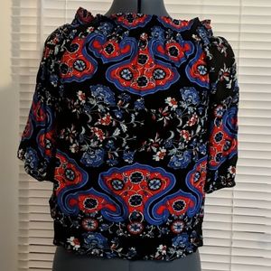 New York and Company floral multicolored top